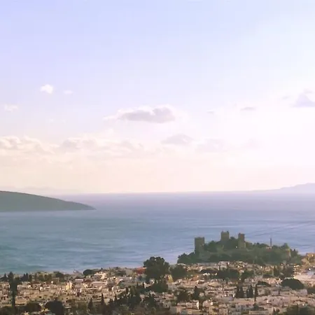 Amazing View, 1-Bedroom, Parking, Wifi, Quiet, Terrace, 4 People Flat Apartman Bodrum